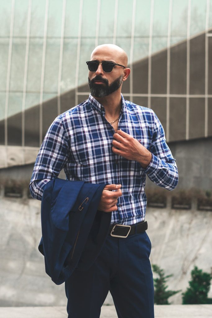 Photo Of stylish Man Wearing Black Shades.